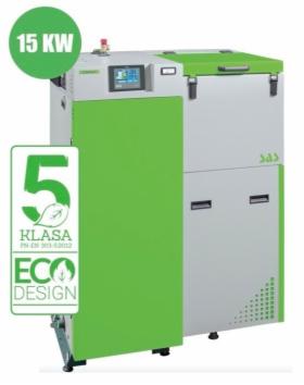 SAS Compact 15 kW - Kocioł na eko groszek 5 Klasy