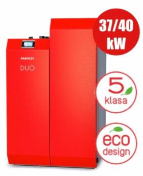 RAKOCZY DUO - 37 kW - Kocioł c.o. na drewno i pellet - EcoDesign - Dotacja Czyste Powietrz