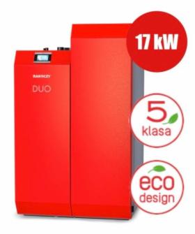 RAKOCZY DUO - 17 kW - Kocioł c.o. na drewno i pellet - EcoDesign - Dotacja Czyste Powietrz
