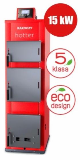 RAKOCZY Hotter - 15 kW - Kocioł c.o. na ekogroszek 5 Klasy - EcoDesign - Możliwość dotacji