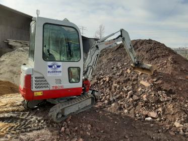 usługi minikoparką plus wywrotka 3,5t dmc