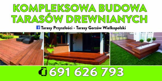 Kompleksowa obsługa Tarasów Drewnianych - MONTAŻ - PRZEGLĄD - KONSERWACJA