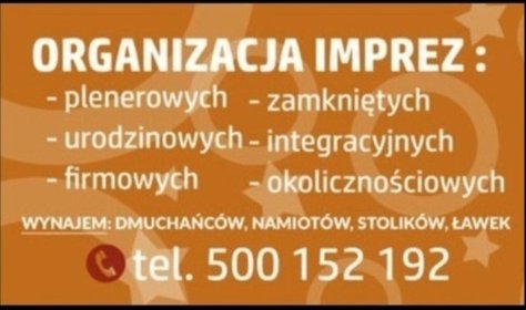 Wynajem namiotów, stołów, ławek, krzeseł, podłogi do namiotów, oświetlenie