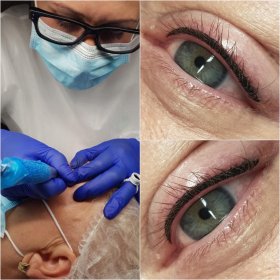 Makijaż permanentny kreski na powiekach