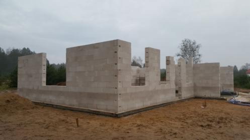 Budowa domów jedno rodzinnych lub w zabudowie bliźniaczej stan surowy