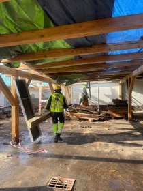 Wyburzenie stropów oraz stropodachów