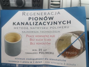 Udrażnianie oraz inspekcje kamerą kanalizacji sanitarnej oraz deszczowej