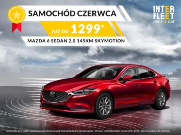 Mazda 6 już od 1299 zł netto miesięcznie