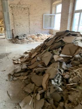 Odgruzowania mieszkania domu lokalów usługowych