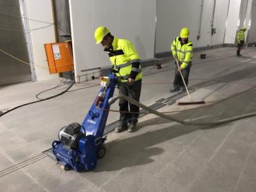 Obróbka betonu - śrutowanie - frezowanie