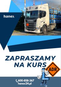 KURS ADR – Przewóz towarów niebezpiecznych