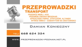 Przeprowadzki Poznań. TANIE I SOLIDNE