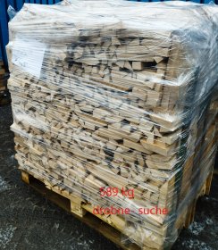 Drewno opałowe bukowe SUCHE - na paletach, pocięte