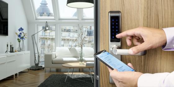 Inteligentny zamek z montażem (#smartlock) do mieszkań  na wynajem