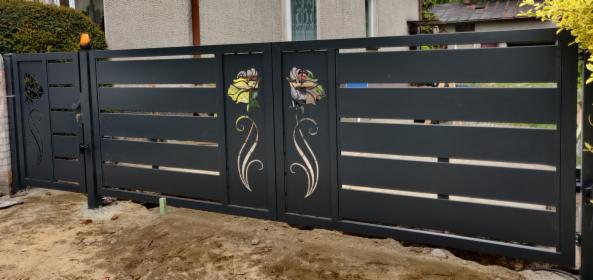 Nowoczesne ogrodzenia bramy balustrady
