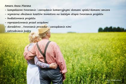 zarządzanie Domem Seniora, tworzenie Domów Opieki, usługi zarządcze i administracyjne