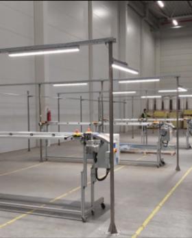 Dostawa i montaż rozdzielnicy budowlanej RB-400A, instalacje elektryczne nN - Hala magazyn