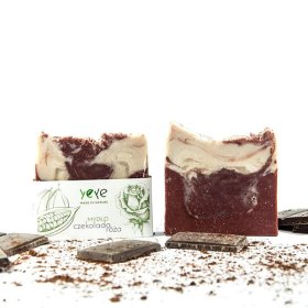Mydło 100% naturalne ręcznie robione czekolada i róża