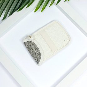 Woreczek na mydło z bawełny bambusowej zamykany