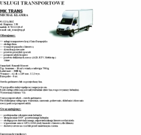 USŁUGI TRANSPORTOWE, KURIER EXPRESS