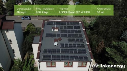 Oferta instalacji fotowoltaicznej na dach płaski - 9,92 kWp