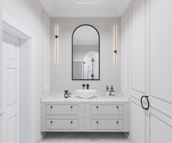 Wizualizacje łazienki, dokumentacja techniczna, kosztorys z listą zakupów