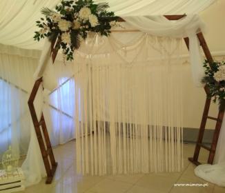 Dekoracja sali weselnej