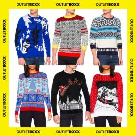 CHRISTMAS JUMPERS BOXX - Mix świątecznych swetrów w różnych rozmiarach