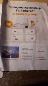 Instalacja tv sat oraz naziemnej dvbt