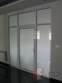 Aluminiowe ścianki działowe wewnętrzne do biur, magazynów, ścianki działowe, ścianki biurowe