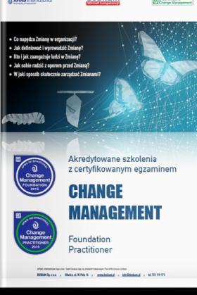 Szkolenie akredytowane "Change Management Foundation" online wraz z egzaminem, oferta