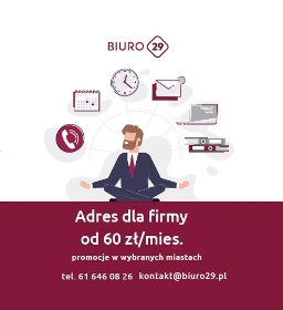 BIURO29 -biuro wirtualne- adres dla twojej wojej firmy