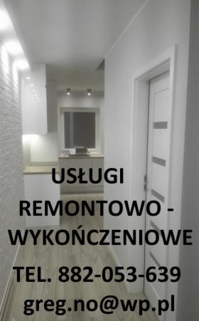 Usługi wykończeniowo-remontowe