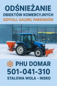 Zimowe utrzymanie - odśnieżanie parkingów, dachów