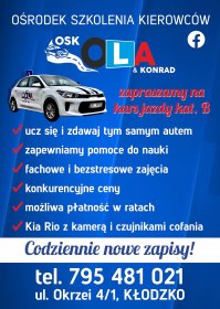 Kurs prawa jazdy kat B