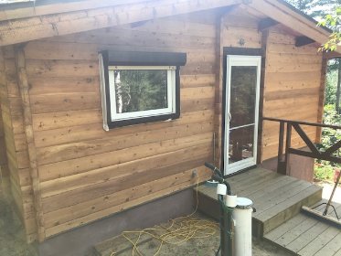 Piaskowanie Drewnianego Domu