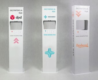 Automatyczna stacja do dezynfekcji z TWOIM LOGO Automatyczna stacja do dezynfekcji z TWOIM LOGO