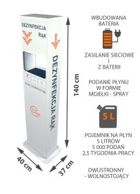 STACJA do dezynfekcji Automat AKUMULATOR STACJA do dezynfekcji Automat AKUMULATOR