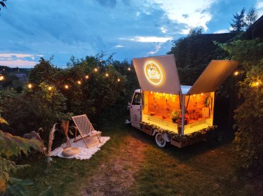 Prosecco van, mobilny bar