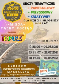 Obóz dla Dzieci i Młodzieży - Paintballowy/Przygodowy/Kreatywny