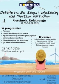 Obóz letni nad morzem