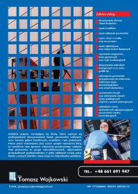 Firma sprzątająca, profesjonalne sprzątanie mycie elewacji, mycie świetlików, przeszkleń,