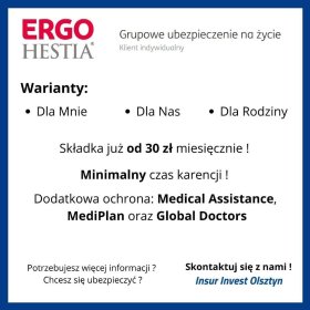 Oferta grupowego ubezpieczenia na życie