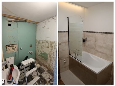 Remonty i wykonanie łazienki