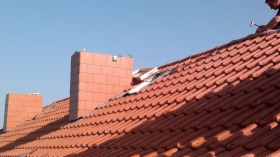 Pokrycie dachu dachówką ceramiczną lub cementową