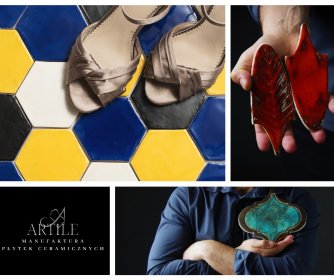 Płytki posadzkowe- tworzone ręcznie- gładkie lub zdobione