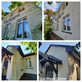 Mycie ciśnieniowe elewacji i kostki brukowej