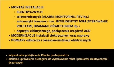 Instalacje elektryczne - kompleksowo