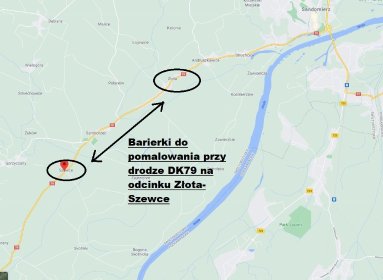 Renowacja drogowych barierek wygrodzeniowych ( malowanie)