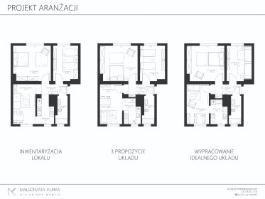 Projekt aranżacji lub zmian lokatorskich